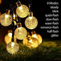 Solar String Light Outdoor 30 LED Powered Garden Path Yard Decor Lamp Waterproof